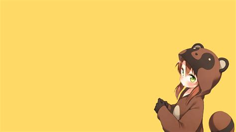 Wallpaper Illustration Simple Background Anime Girls Cartoon