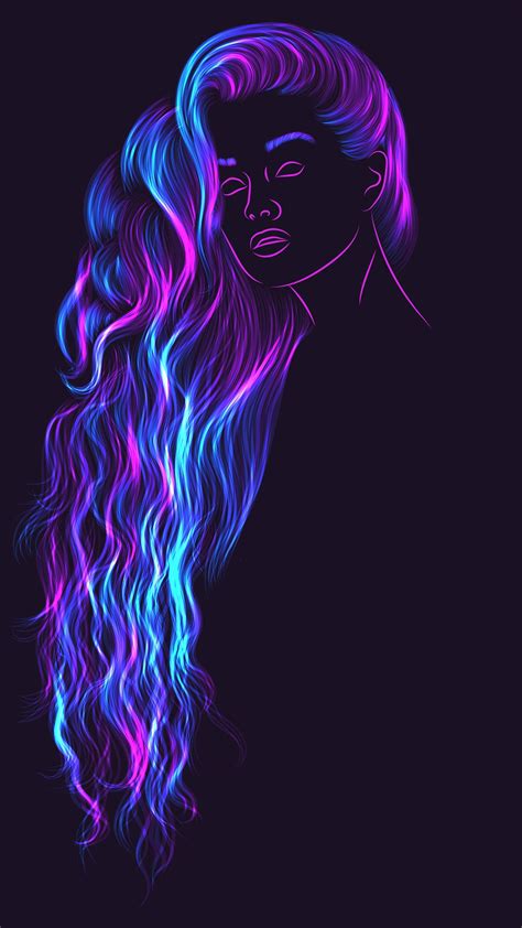 Structure, triangles, neon, amoled, 4k. Amoled 4k Girl Wallpapers - Wallpaper Cave