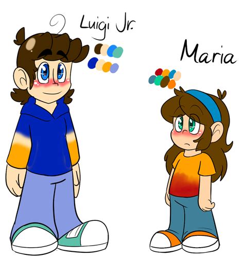 Maria And Luigi Jr Reference By Raygirl12 On Deviantart