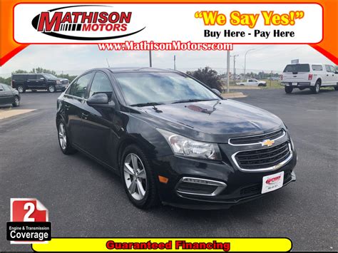 Used 2015 Chevrolet Cruze Lt For Sale In Mathison 24142 Jp Motors