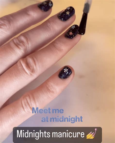 How To Recreate Taylor Swifts Starry Midnights Mani