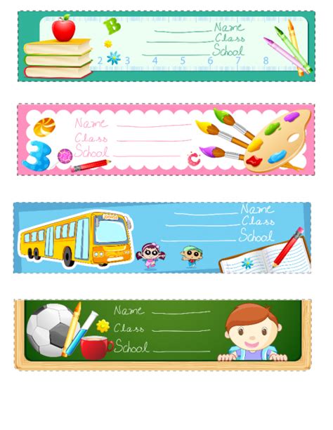 Back To School Name Cards 1 Name Cards