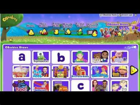 This page is an full alphabetical list of shows that have been broadcast as part of cbbc brand. Old Cbeebies And CBBC Websites - YouTube