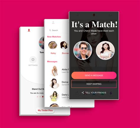 tinder like dating app template ui for ios and android ionic marketplace