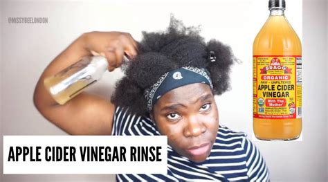 Using Apple Cider Vinegar In My Natural Hair Tutorial Apple Cider