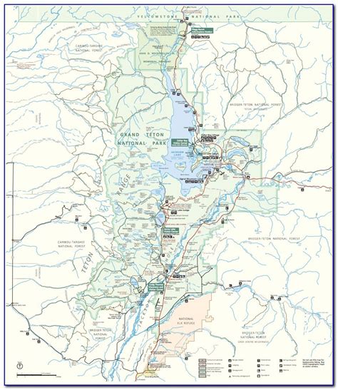 Yellowstone Grand Teton Loop Map Maps Resume Examples Yl5z7rzozv