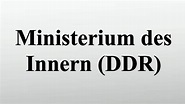 Ministerium des Innern (DDR) - YouTube