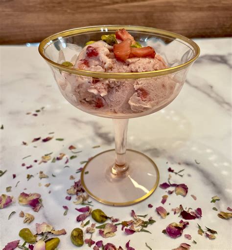 Strawberry Rose And Black Pepper Ice Cream — Cary In The Kitchen