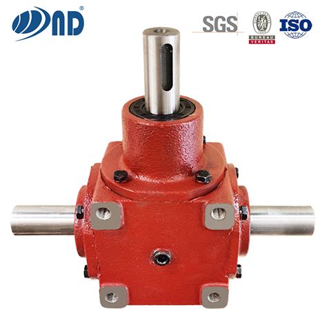 90 Degree Gearboxes For Farming Machinery Speed Increaser From 540 Rpm