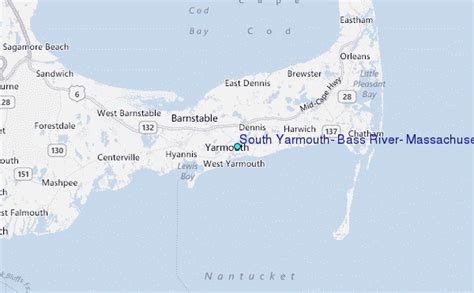 South Yarmouth Bass River Massachusetts Tide Station Location Guide