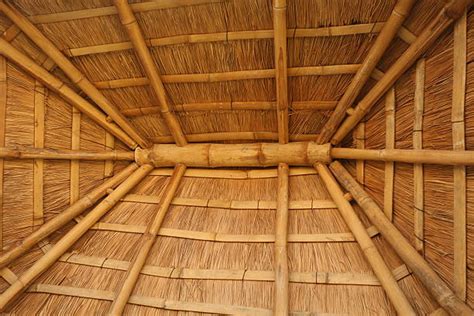 Bamboo Construction Roof Architecture Stock Photos Pictures And Royalty
