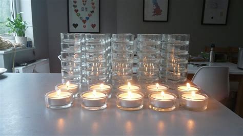 4.5 out of 5 stars 10. Large round clear glass Ikea Glimma tea light holders ...