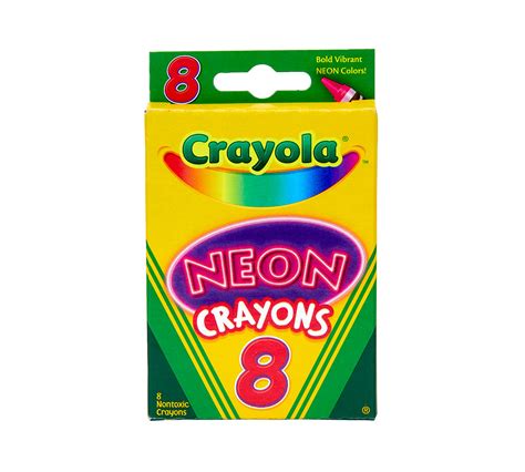 Neon Crayons 8 Count Crayola Crayons Crayola
