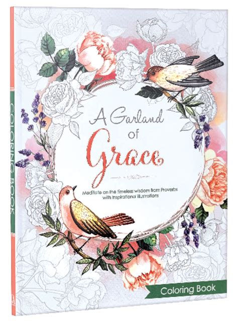 A Garland Of Grace Adult Coloring Books Series Koorong