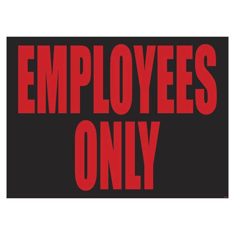 Stop Employees Only Sign F3768 By Safetysigncom Stop Employees Only