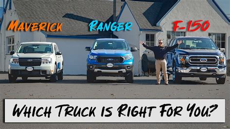 Ford Maverick Vs Ranger Vs F 150 Which Truck Is Right For You And Bed