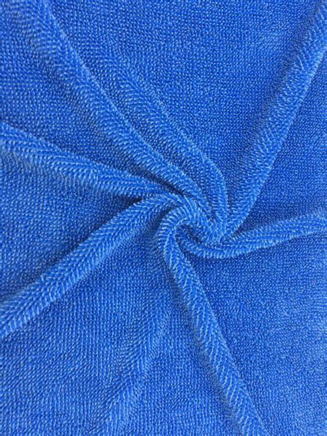 Microfiber Twist Pile Fabric 450gsm Blue Mop Fabric Cleaning Fabric