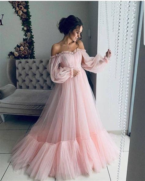 Off The Shoulder Dress For Wedding Guest Fluffy Tulle Dress Etsy Balo Elbisesi Elbise