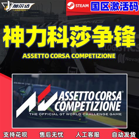 Steam正版 中文PC游戏acc神力科莎 争锋 竞速 Assetto Corsa Competizione 挑战者扩展包 国区激活码