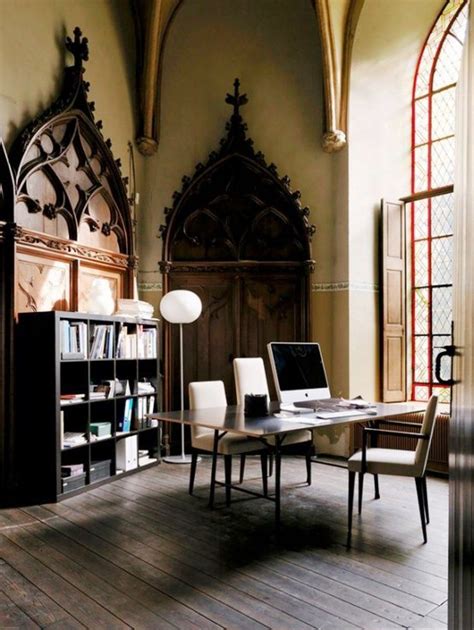 Gothic Home Office And Library Ideas Real House Design Gothic Home