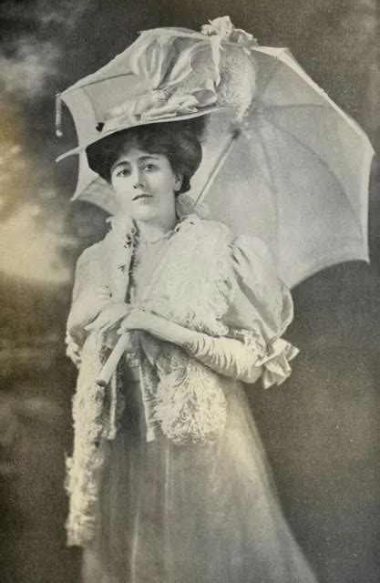 1907 vintage magazine illustration actress edna wallace hopper 19 99 picclick