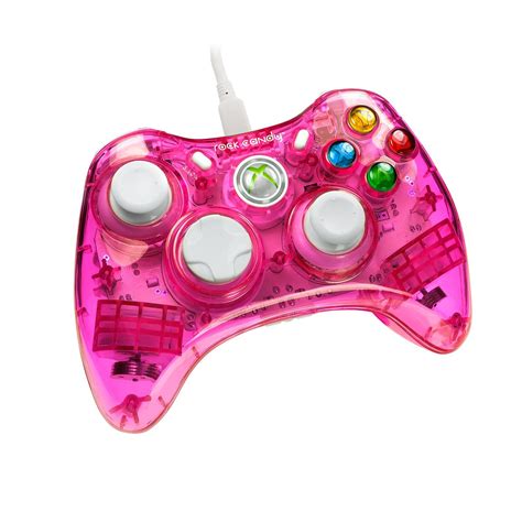 Pdp Rock Candy Wired Controller For Xbox 360 Pink Palooza