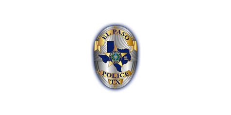 El Paso Police Department Badge El Paso Texas Wall