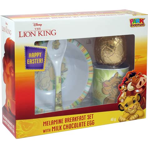 Disney The Lion King Breakfast Set With Chocolate Easter Egg 40g