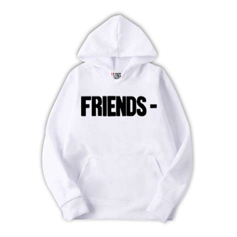 Vlone Blackout Friends Hoodie White Vlone