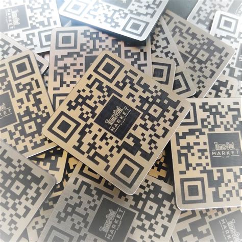 5x5 (127mm x 127mm) Customised QR Code Laser Engraved Tags, Facebook ...