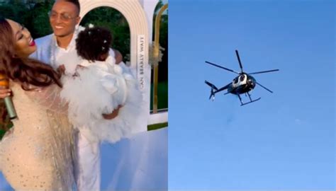 Extravagant Vera Sidikas Gender Reveal Party Done By A Chopper Video