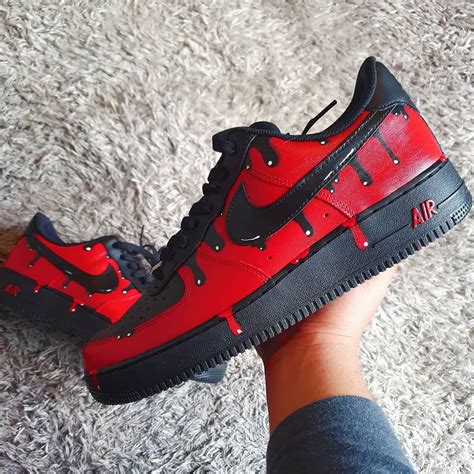 Custom Hand Painted Stitching Nike Air Force 1