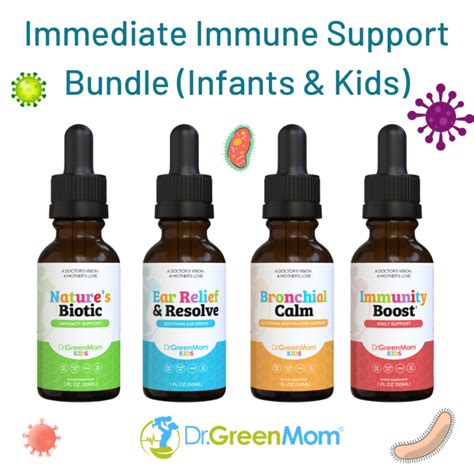 Immediate Immune Support Bundle Infants And Kids Dr Green Mom