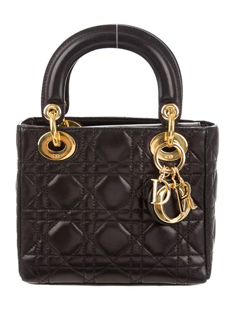 Christian Dior Mini Lady Dior Bag Handbags Chr49690 The Realreal