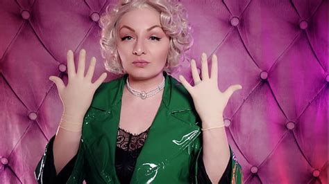 Asmr Latex Gloves And Green Pvc Coat Andarya Granderand Sexy Sfw Video By Hot Milf Xxx Mobile