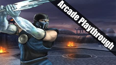 Mortal Kombat Armageddon Sub Zero Arcade Playthrough Youtube