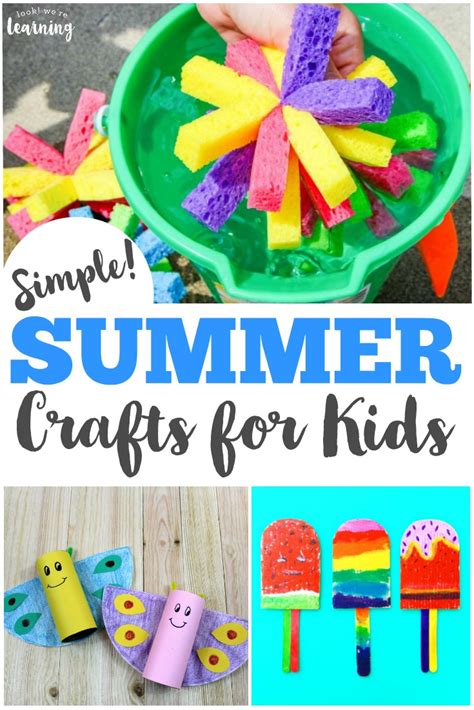 Simple Summer Crafts For Preschoolers Diy And Crafts