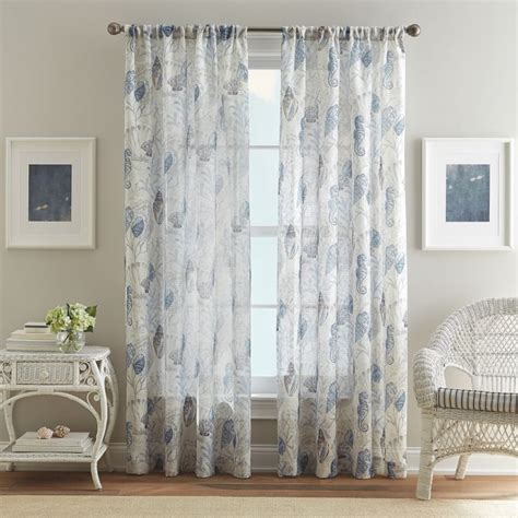 Coastal And Nautical Window Treatments In 2019 Panel Curtains Curtains