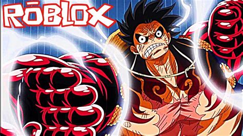 Finalmente Consegui Testar O Gear 4 Do Luffy No Roblox Youtube