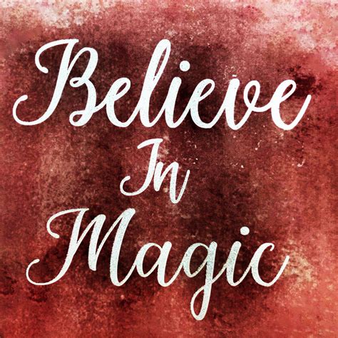 Believe In Magic Magic T Sign Décor Motivational Art Etsy