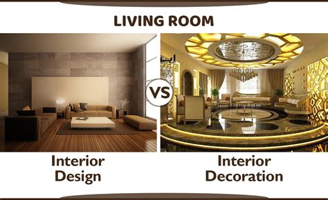 Know The Difference Of Living Room Design And Décor