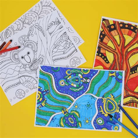 Colouring In Sheets For Naidoc Week Naidoc Week Cleverpatch