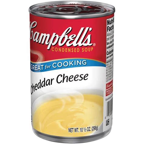 I love both white cheddar and gruyere, so making mac. Campbells Cheddar Cheese Soup | Hy-Vee Aisles Online ...