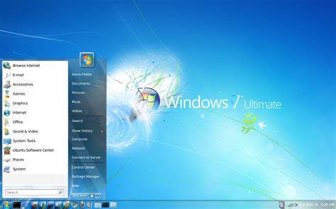 Is There An Ubuntu Theme Available To Make It Look Like Windows 7