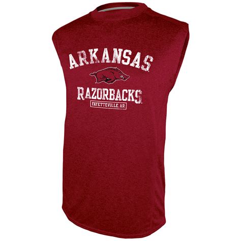 Ncaa Mens Sleeveless T Shirt Arkansas Razorbacks