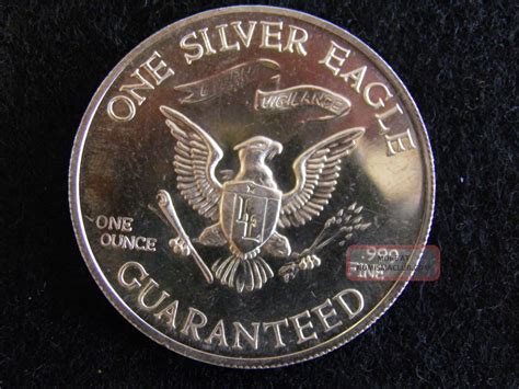 1979 Liberty Lobby One Silver Eagle 1 Troy Ounce 999 Fine Silver Round