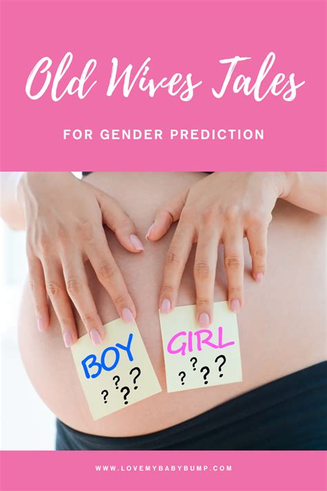 Old Wives Tales That Predict Gender My Baby Bump