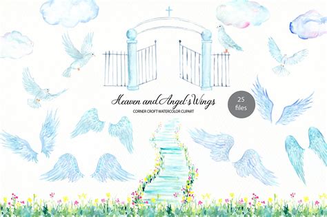 Heaven Angels Wings Illustration ~ Illustrations