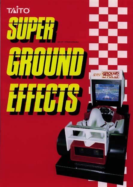 The Arcade Flyer Archive Video Game Flyers Super Ground Effects Taito