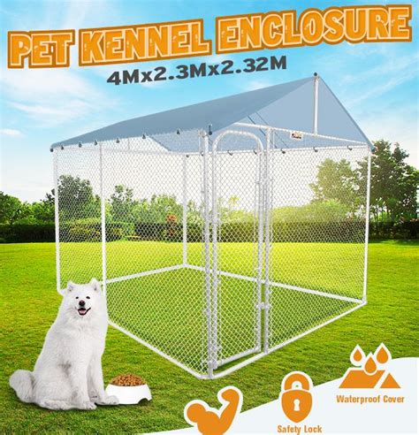 Dog Kennel Run Pet Puppy Enclosure Doggy Playpen Chicken Duck Fence